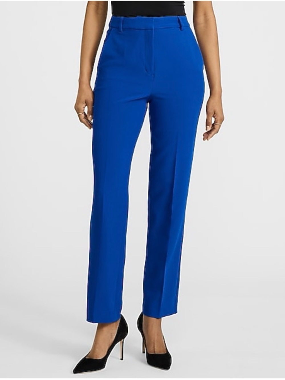 NWT Editor Signature Stretch Super High Waisted Straight Ankle Pant